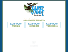 Tablet Screenshot of campwoof.com